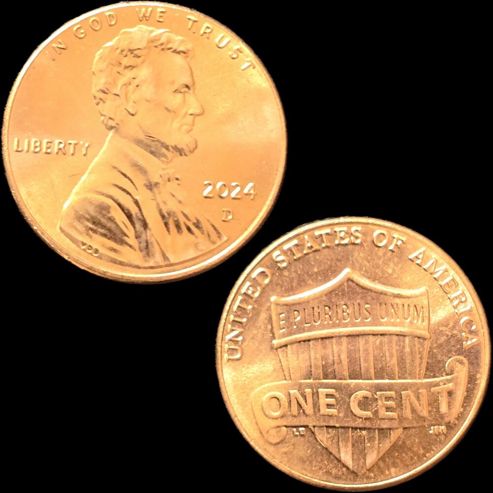 2024d Lincoln Cent Doubled Die Error Coin READ